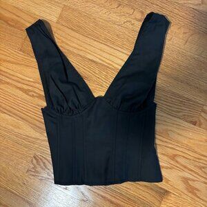 Princess Polly Lioness black corset top